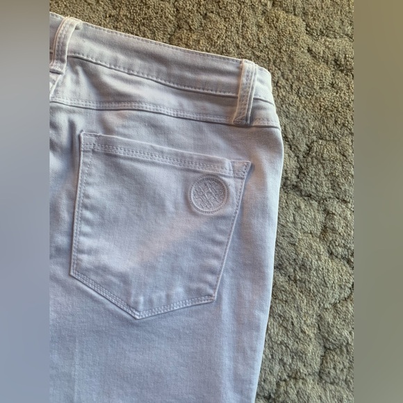 VGUC LAURIE FELT LOS ANGELES SILKY FLARE WHITE STRETCH JEANS IN SIZE M/US SIZE 8 - Picture 12 of 15